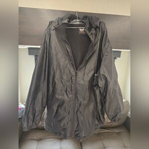 Totes Black Lightweight Packable Jacket